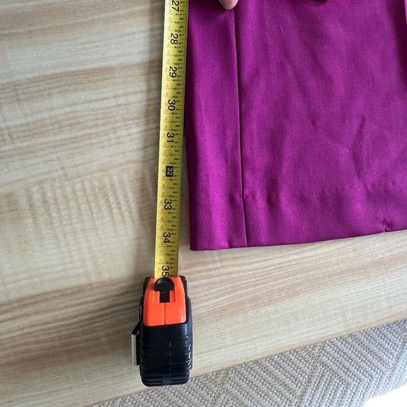 ARGENT Tailored Flare Trouser in Seasonless Wool Size 4 Magenta - Picture 3 of 7